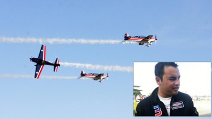   El último espectáculo que dio el piloto de la FACh fallecido en El Bosque 