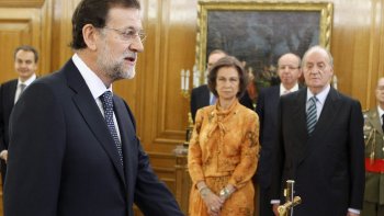 Mariano Rajoy tomó posesión como presidente del Gobierno español