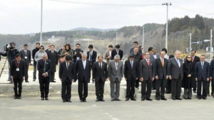   Piñera cerró su gira asiática en la zona devastada por el tsunami japonés 
