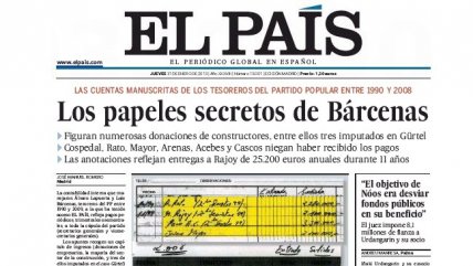 Partido Popular español afirmó que todos sus pagos son legales tras revelación de documentos