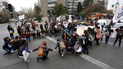 Estudiantes del Liceo 7 