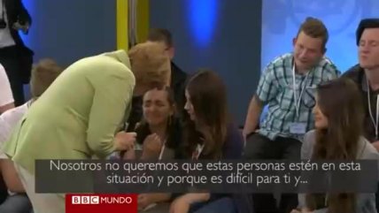   La respuesta de Angela Merkel que hizo llorar a una niña palestina 