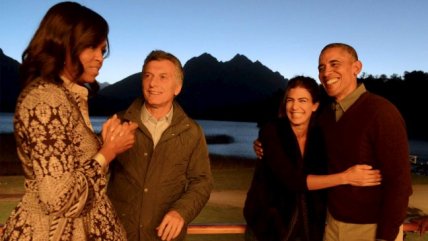   La íntima despedida de Macri y Obama en Bariloche 