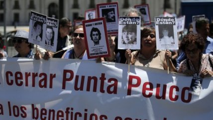   Familiares de detenidos desaparecidos protestaron para exigir el cierre de Punta Peuco 