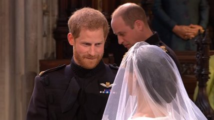   Televidentes celebraron románticas palabras de Harry a Meghan Markle en el altar 