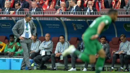 Con tristeza y desazón: Así vivió Juan Antonio Pizzi la goleada de Rusia sobre Arabia Saudita