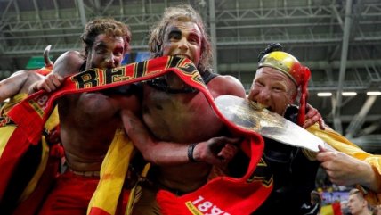 La euforia de los hinchas belgas tras la vibrante clasificación a semifinales de Rusia 2018