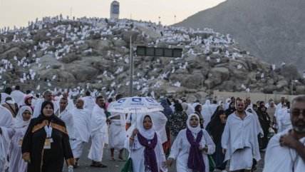   Millones de musulmanes comenzaron la peregrinación a La Meca 
