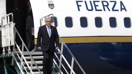   El arribo del Presidente Piñera a Buenos Aires para participar en el G20 
