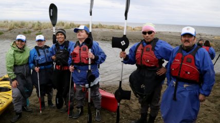   Personas con discapacidad visual se acercaron a la naturaleza en Punta Arenas 