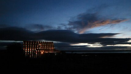  Iluminación austral homenajeó a la cultura Selknam  