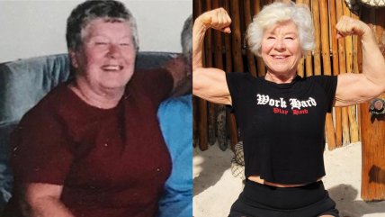  El antes y después de la influencer fitness de 74 años que deslumbra Instagram  