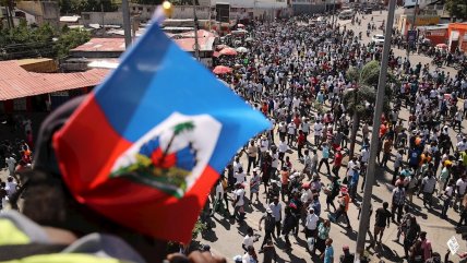  Miles de haitianos se tomaron las calles para exigir la renuncia de Moise  