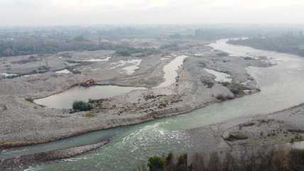  Dron municipal descubrió extracción ilegal de áridos en San Javier  