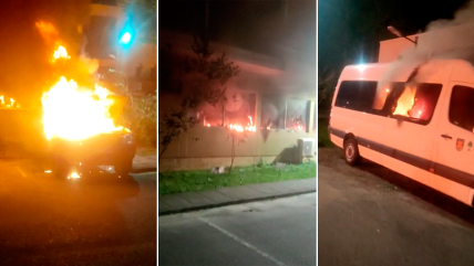 Atentado incendiario en Universidad de Concepción: Delincuentes la llaman 