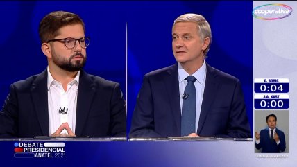  Discusión por diversidad sexual encendió Debate Anatel entre Boric y Kast  