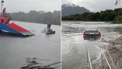   Conductor hundió su camioneta por 
