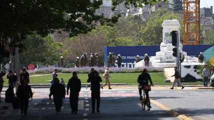  Gremio de Lastarria: El centro está detenido por un puñado de gente  