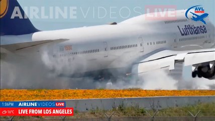   El fallido intento de aterrizaje en EEUU 