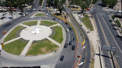  El avance de las obras del proyecto Nueva Alameda en Plaza Baquedano  