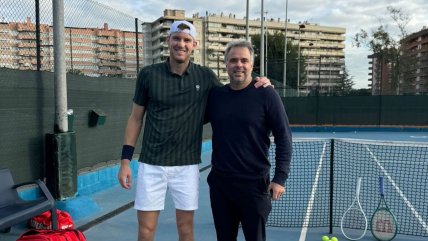   Nicolás Jarry recibió la visita de Fernando González en el inicio de su pretemporada en Barcelona 
