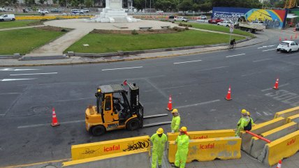  Así luce Baquedano en el inicio de la segunda etapa del proyecto Nueva Alameda  