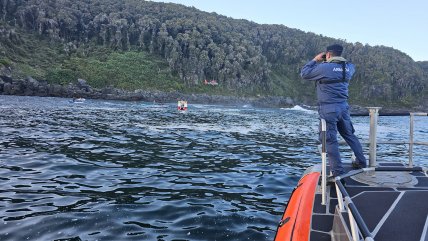  El operativo por cielo y mar que dio con la embarcación naufragada  