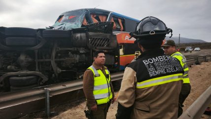   Así quedaron los buses que protagonizaron tragedia en la Ruta 5 Norte 