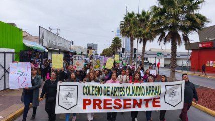  Paro de profesores en Coquimbo: 