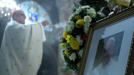   Cardenal Chomali lideró oración por el papa Francisco en Catedral de Santiago 