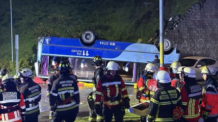   Tragedia en Chiguayante: Al menos tres muertos tras caída de bus en paso nivel 
