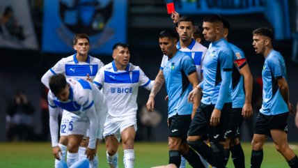   [VIDEO] Gary Medel vio tarjeta roja ante O'Higgins y el VAR la transformó en amarilla 