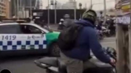  Motociclista murió baleado por inspector municipal en La Reina  
