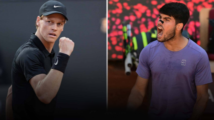   Jannik Sinner y Carlos Alcaraz definen al campeón del Masters de Roma 