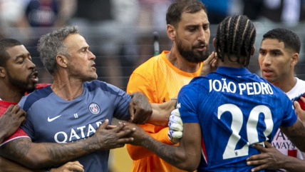   Luis Enrique explicó su agresión a Joao Pedro: Mi intención era separar a los jugadores 