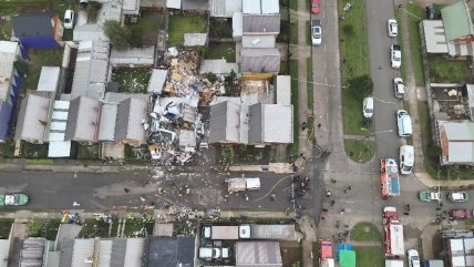   Temuco: Nueva emanación de gas en sector de la explosión que destruyó una casa 