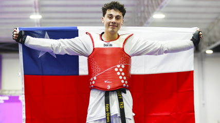  Felipe Olivero sumó un nuevo oro para el Team Chile en el taekwondo de Asunción 2025 