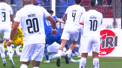   Así operó el VAR en el penal anulado a la U frente a Audax tras la caída de Lucas Di Yorio 