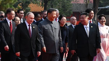   Una postal para la historia: Xi, Kim y Putin se reunieron en China 