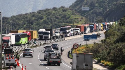  Accidente en Túnel Lo Prado generó gran congestión en la Ruta 68  
