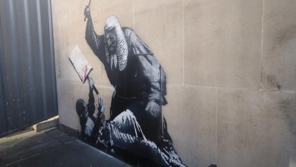   Nuevo mural de Banksy indignó a Tribunal Superior de Londres 