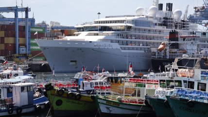  El lujoso Silver Endeavour inauguró la temporada de cruceros en Valparaíso  