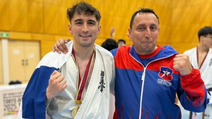   Chileno Nicolás Valdivia se coronó campeón mundial de karate en Japón 