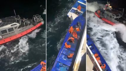  [Videos] Piratas chilenos: Con lanchas abordan barco para robar  