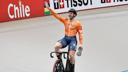   Lavreysen se impuso a Richardson en velocidad y sumó el vigésimo título en Santiago 