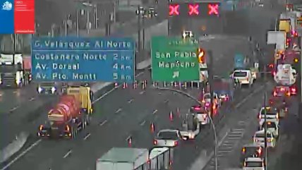  Colisión múltiple causa gran congestión vehicular en General Velásquez  