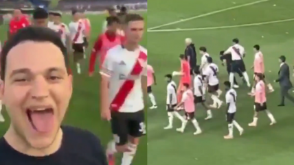   El video y relato del hincha agredido por Maxi Salas tras el Superclásico argentino 