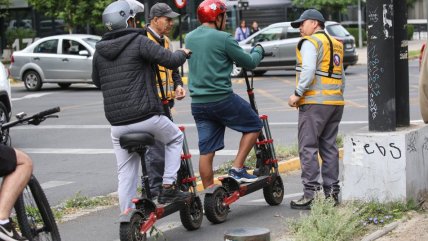   Partió marcha blanca para fiscalizar velocidad de scooters eléctricos 