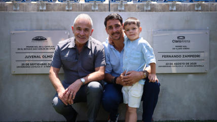   [VIDEO] Cruzados develó placas conmemorativas en honor a Fernando Zampedri y Juvenal Olmos 