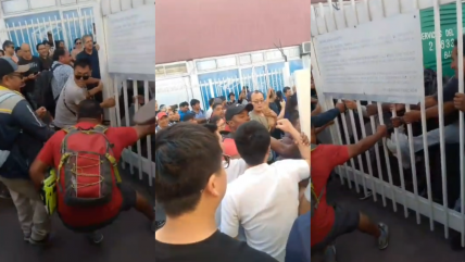   Tensión en Zofri de Iquique: Cargadores se tomaron el sector amurallado 